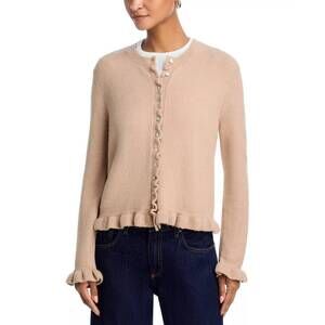 NEW SIX/FIFTY chelsea ruffle sweater in eggshell